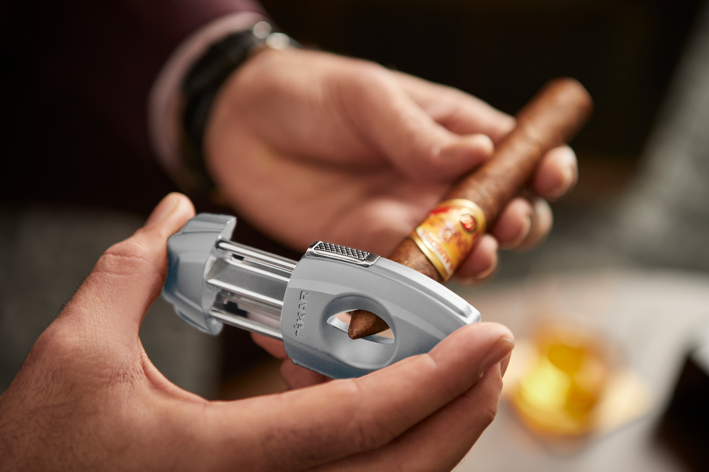 Xikar Vx2™ V-Cut Cutter Silver