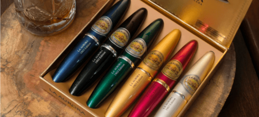 A PERFECT CIGAR GIFT SET: LA AURORA 1903 EDITION PREFERIDOS TREASURE BOX